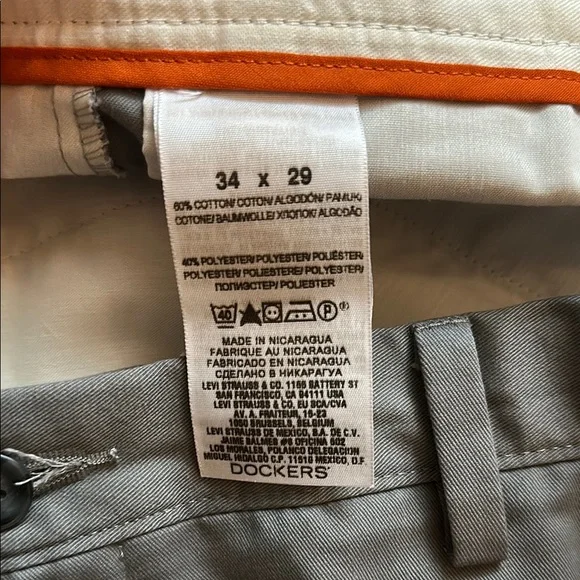 Men's Gray Pants - Picture 4 of 6